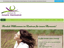 Tablet Screenshot of innereharmonie.at